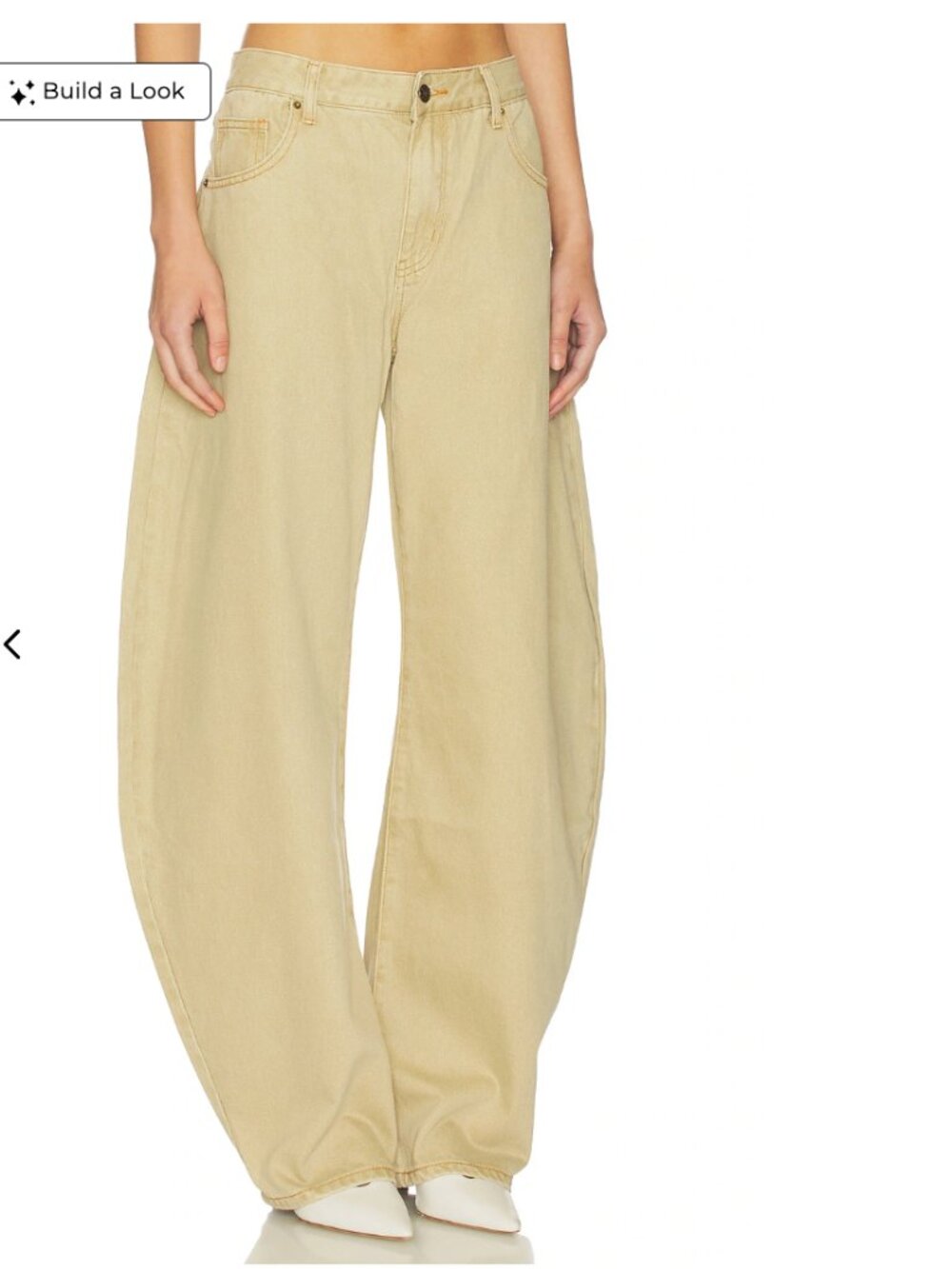 Horseshoe Barrel Jeans LIONESS in Stone sz S / Small